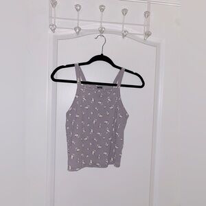 Wild Fable Light Purple Floral Crop Top